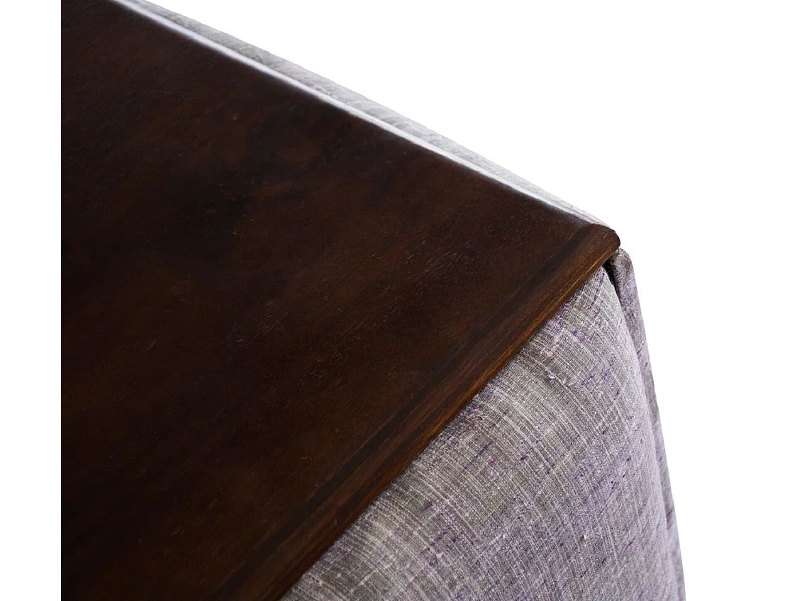 Mexico | Tabouret en bois de manguier gris / marron / métal