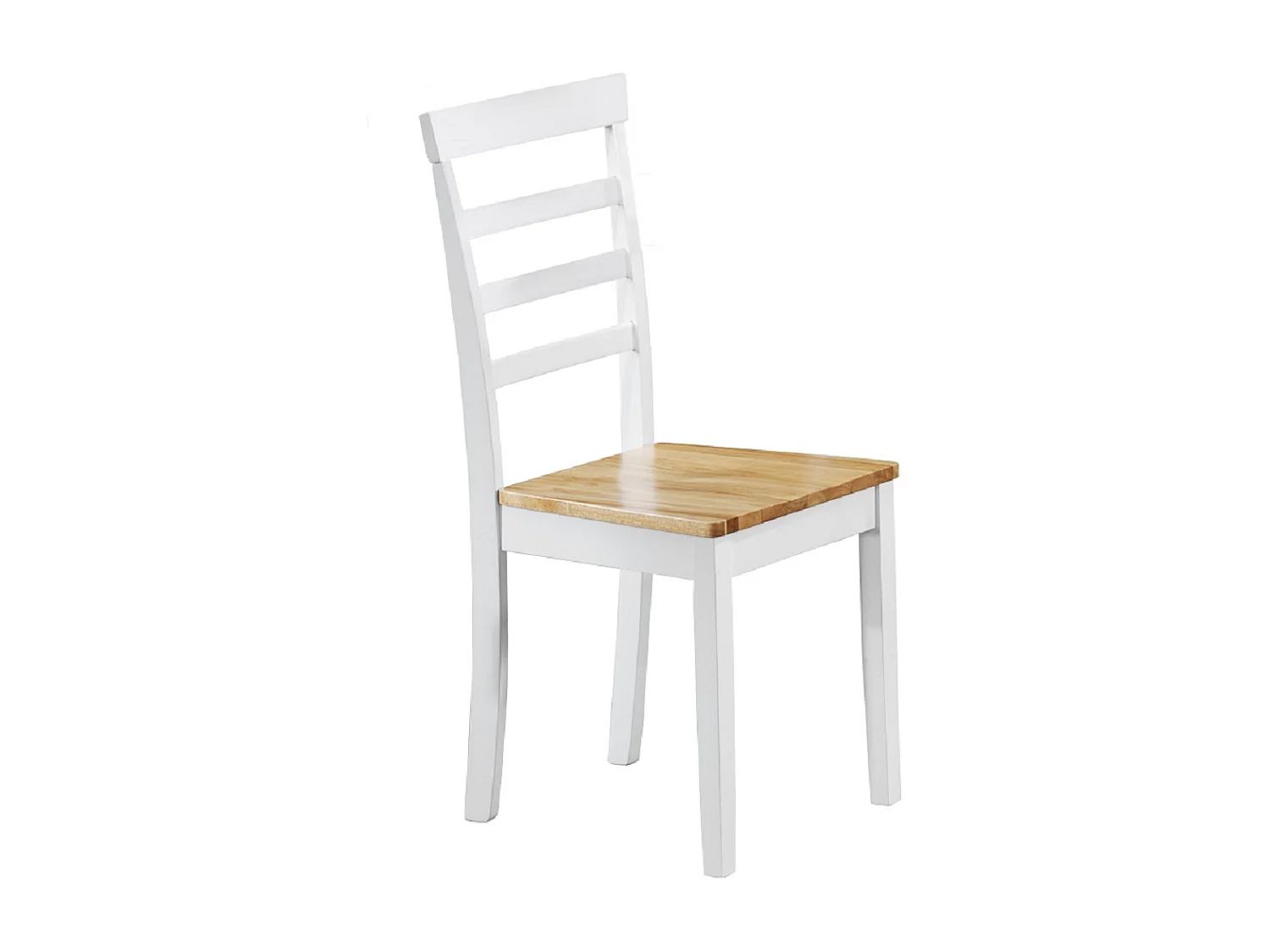 MONTANA | Esszimmerstuhl aus weißem MDF, 2er-Pack