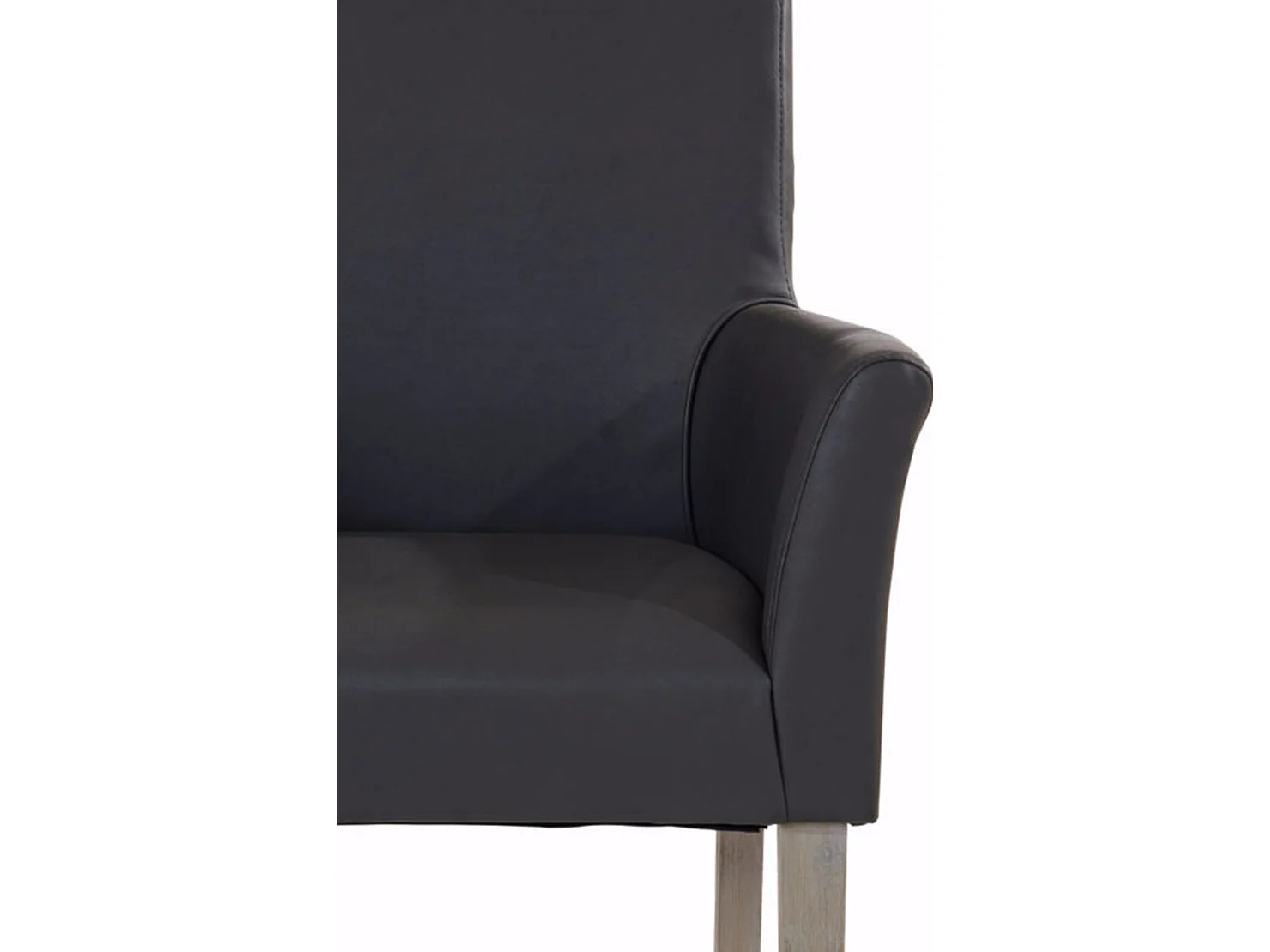 Marie | Fauteuil en rotin gris PU, 2 pièces