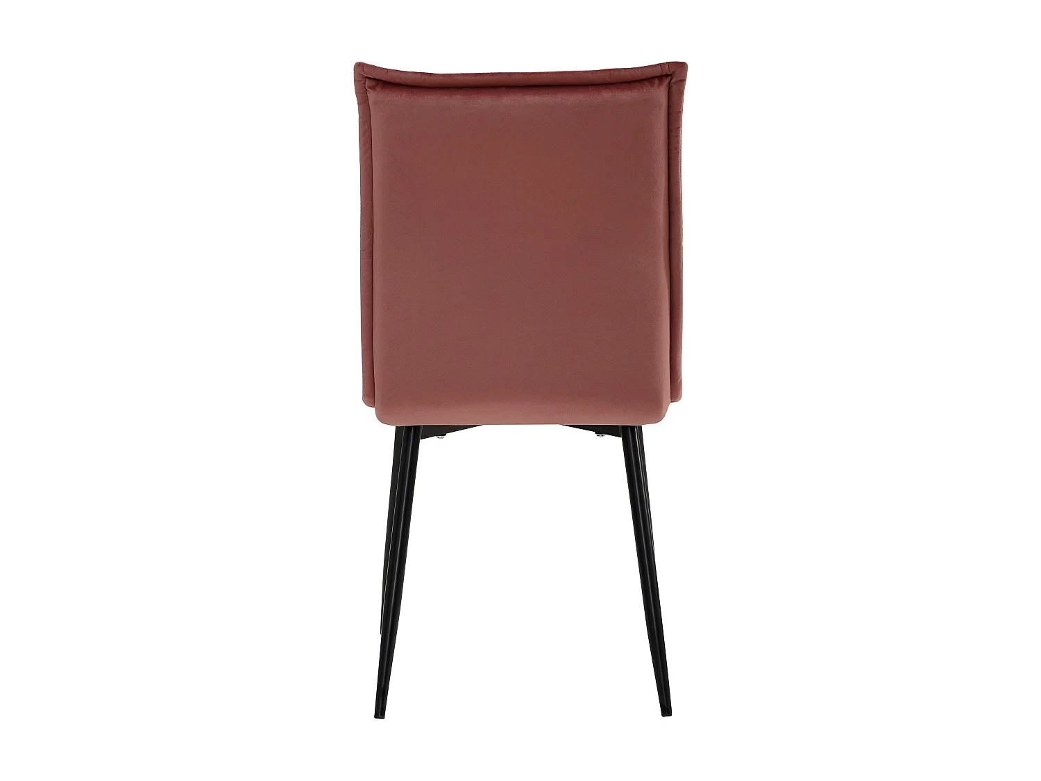 Mandy | Fauteuil de salle à manger en velours rose, 2 pièces