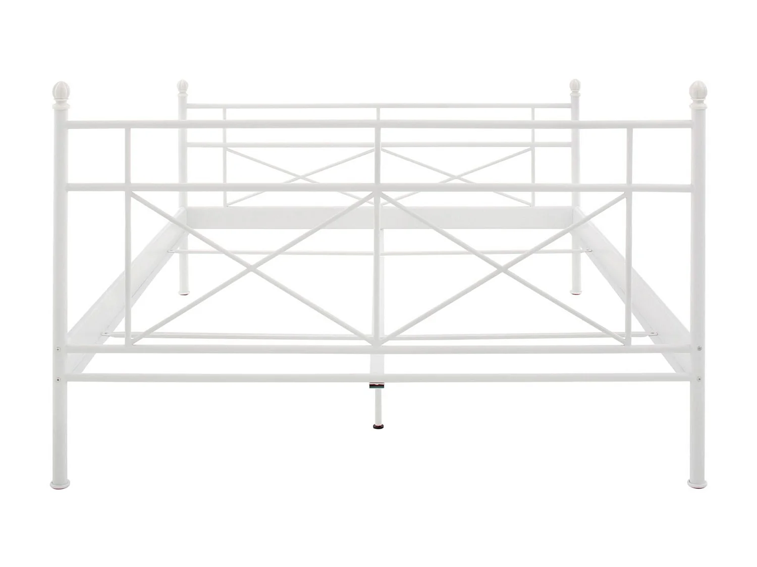 Thora | Bed 180 cm in Wit Metaal