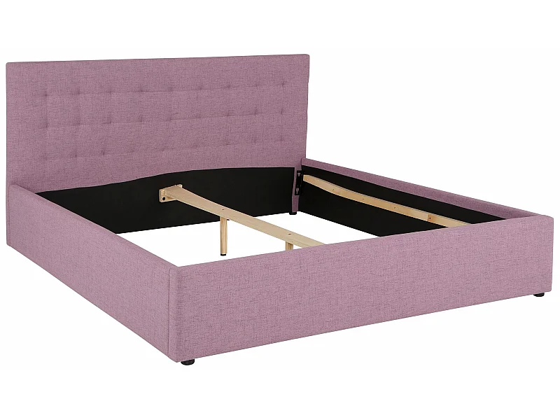 Hamar | Bed 180 cm in Paarse stof