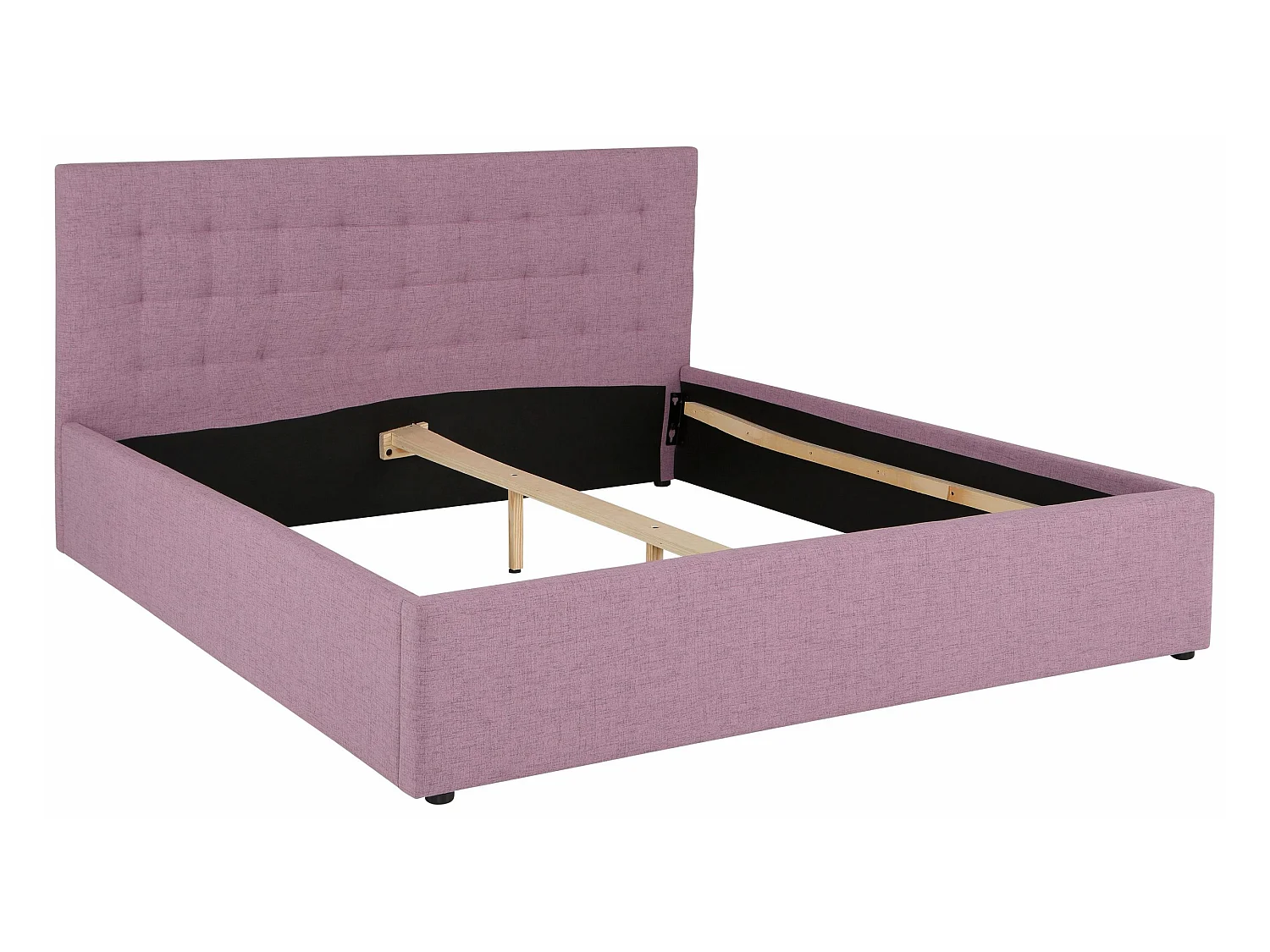 Hamar | Lit 180 cm en tissu violet