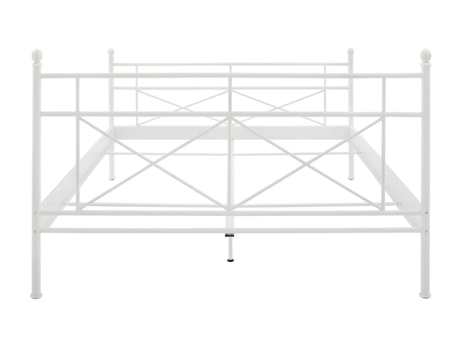 Thora | Lit 140 cm en métal blanc