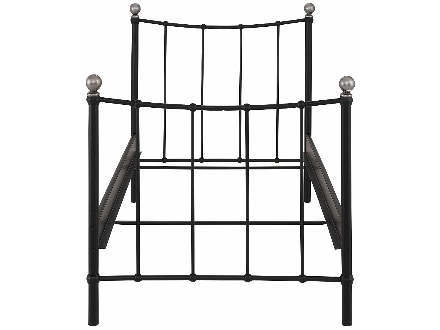 Metha | Lit 90 cm en métal Noir