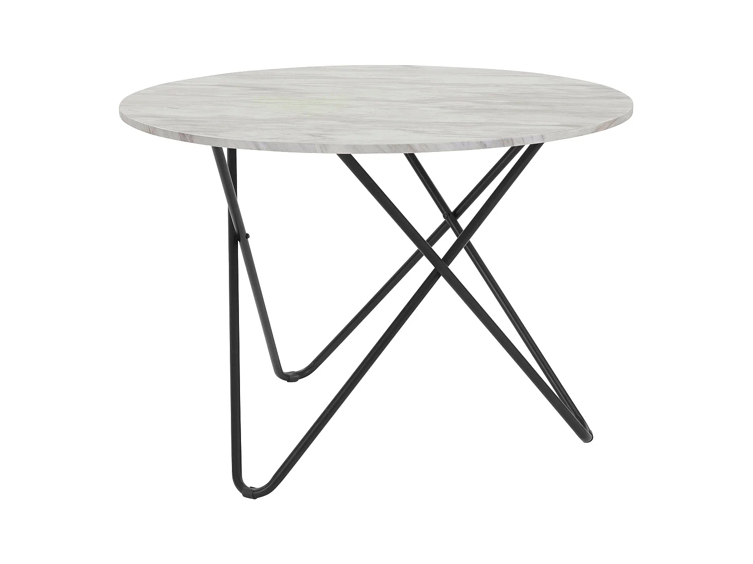 Jonas | Eettafel 110 cm in Marmer Look