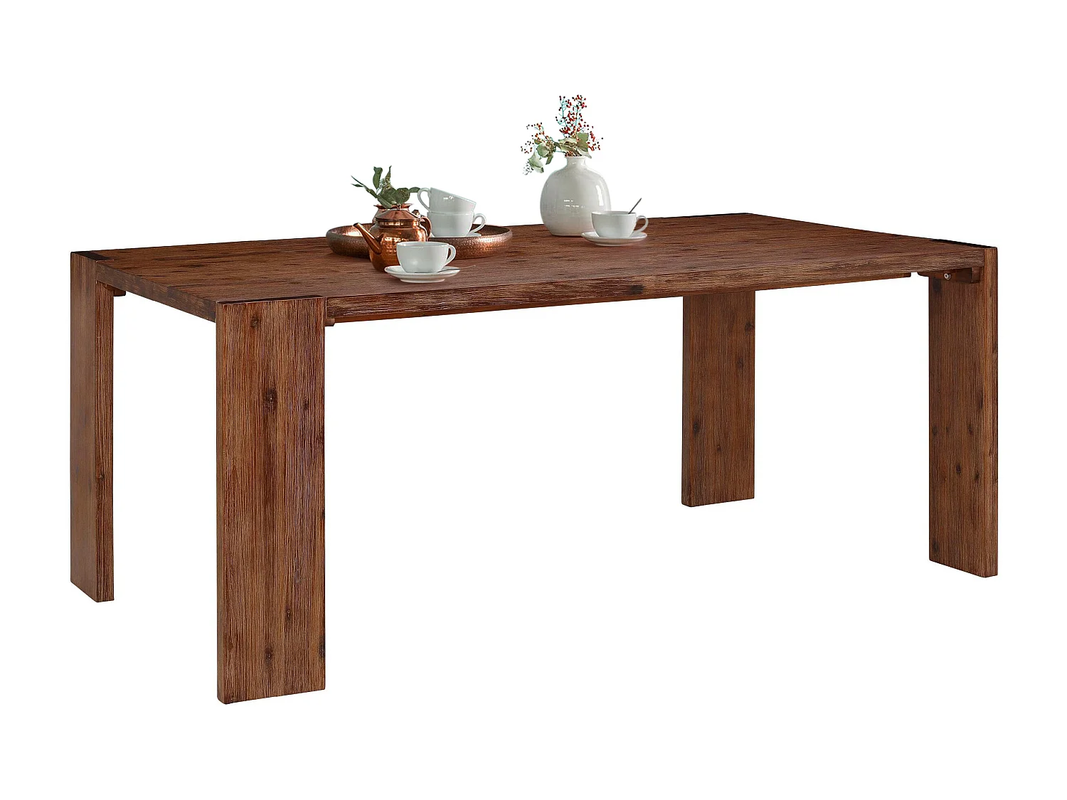 Marbella | Esstisch 180 cm in Akazienholz braun