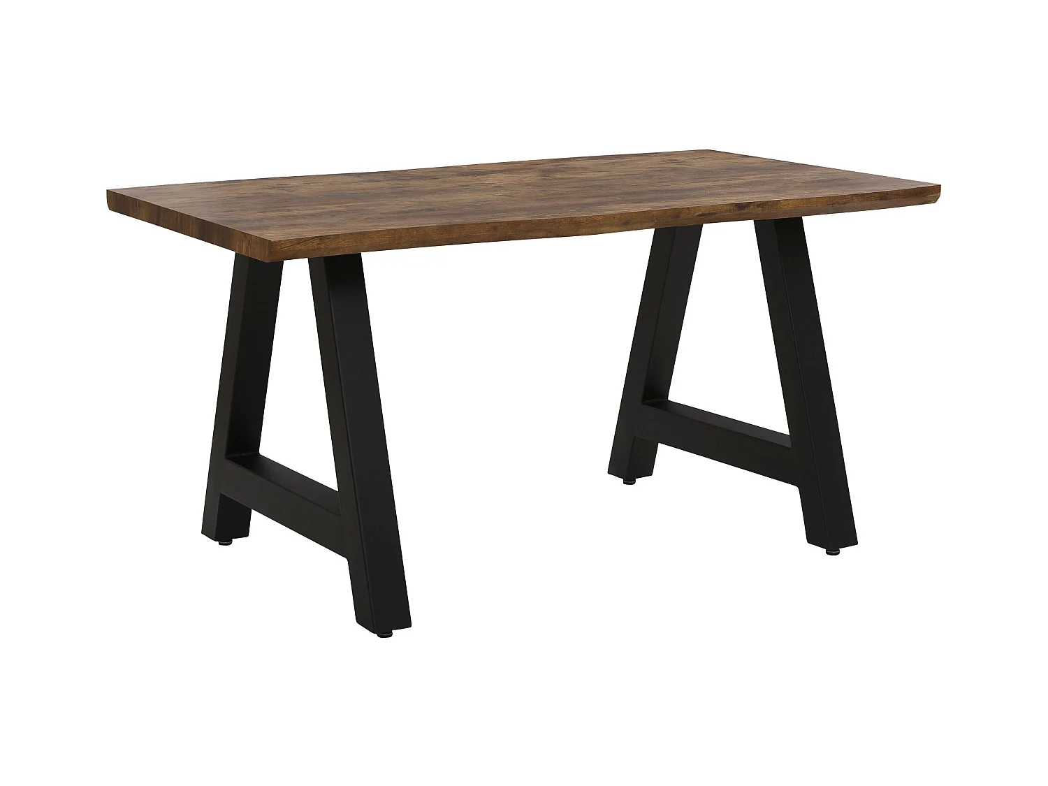 Ryan | Table de salle à manger 160 cm en Planklook Noir