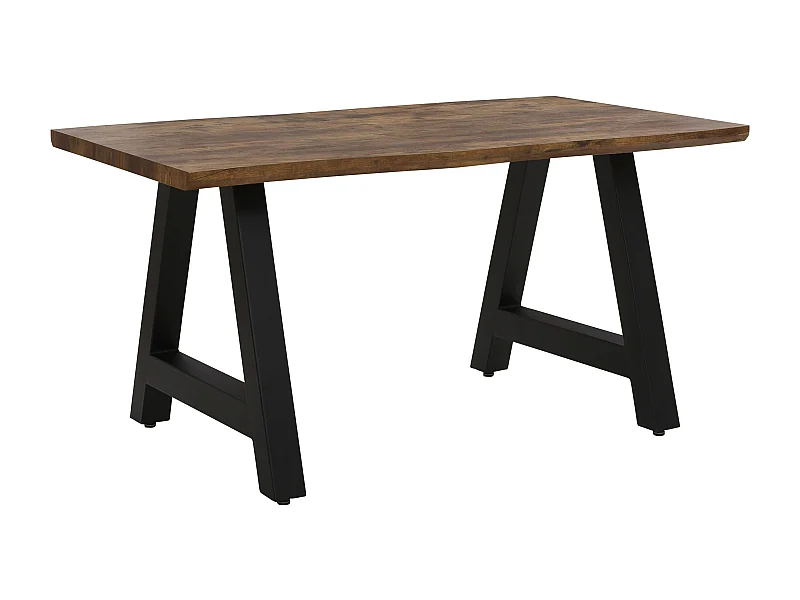 Ryan | Eettafel 160 cm in Planklook Zwart