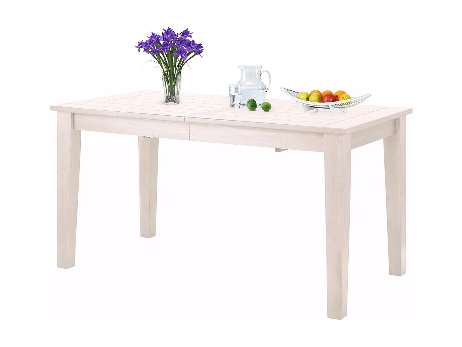 America | Table à manger 180 cm en pin blanc