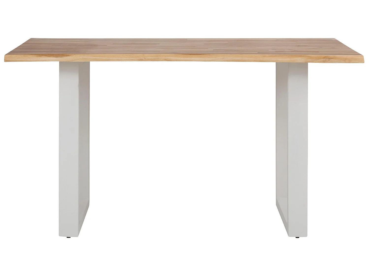 Melody | Mesa de comedor 140 cm en madera de acacia / blanco