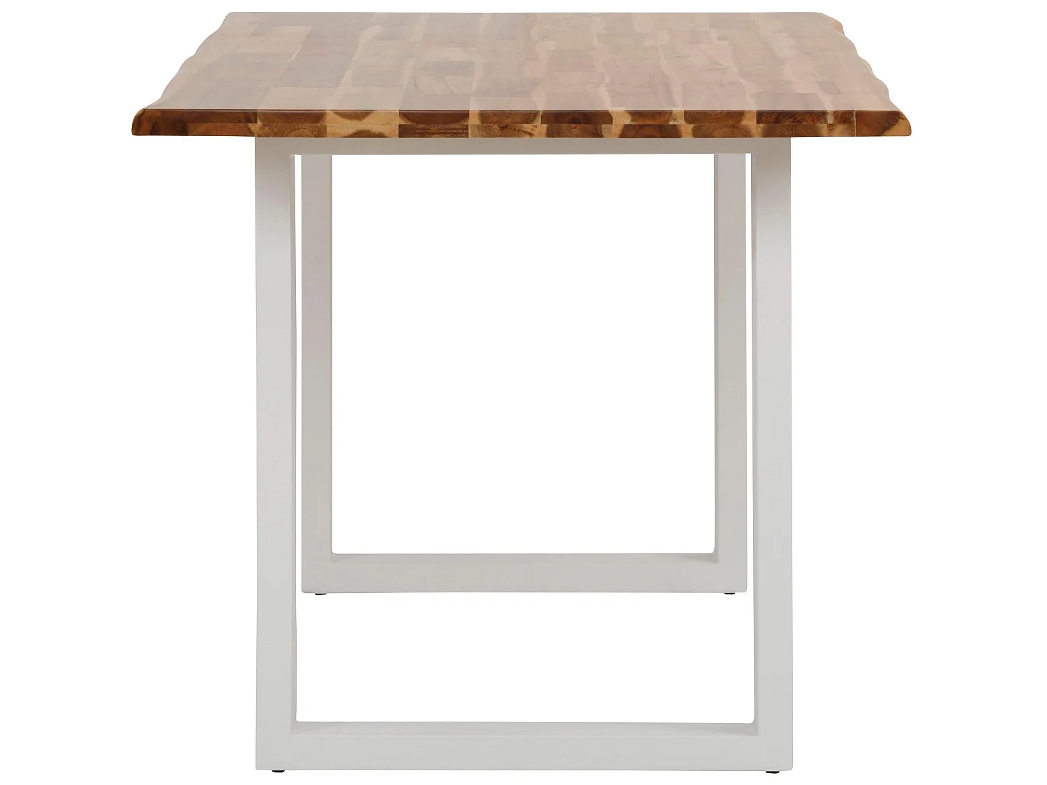 Melody | Mesa de comedor 140 cm en madera de acacia / blanco
