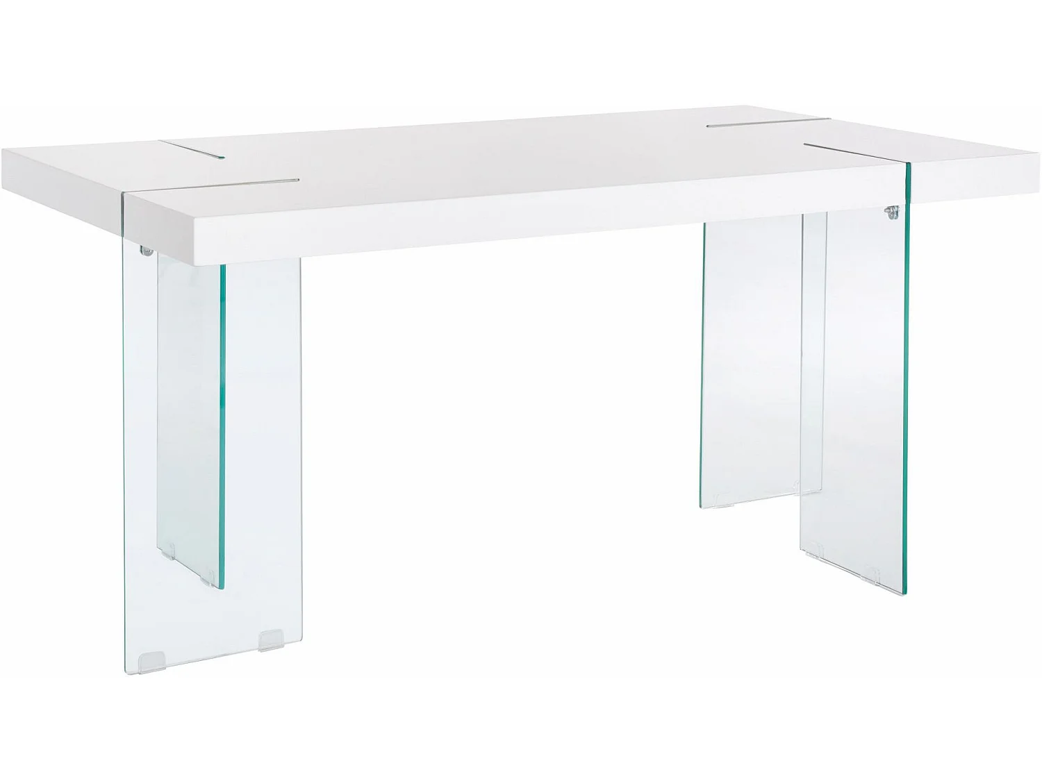 Travis | Tavolo da pranzo 160 cm in bianco lucido