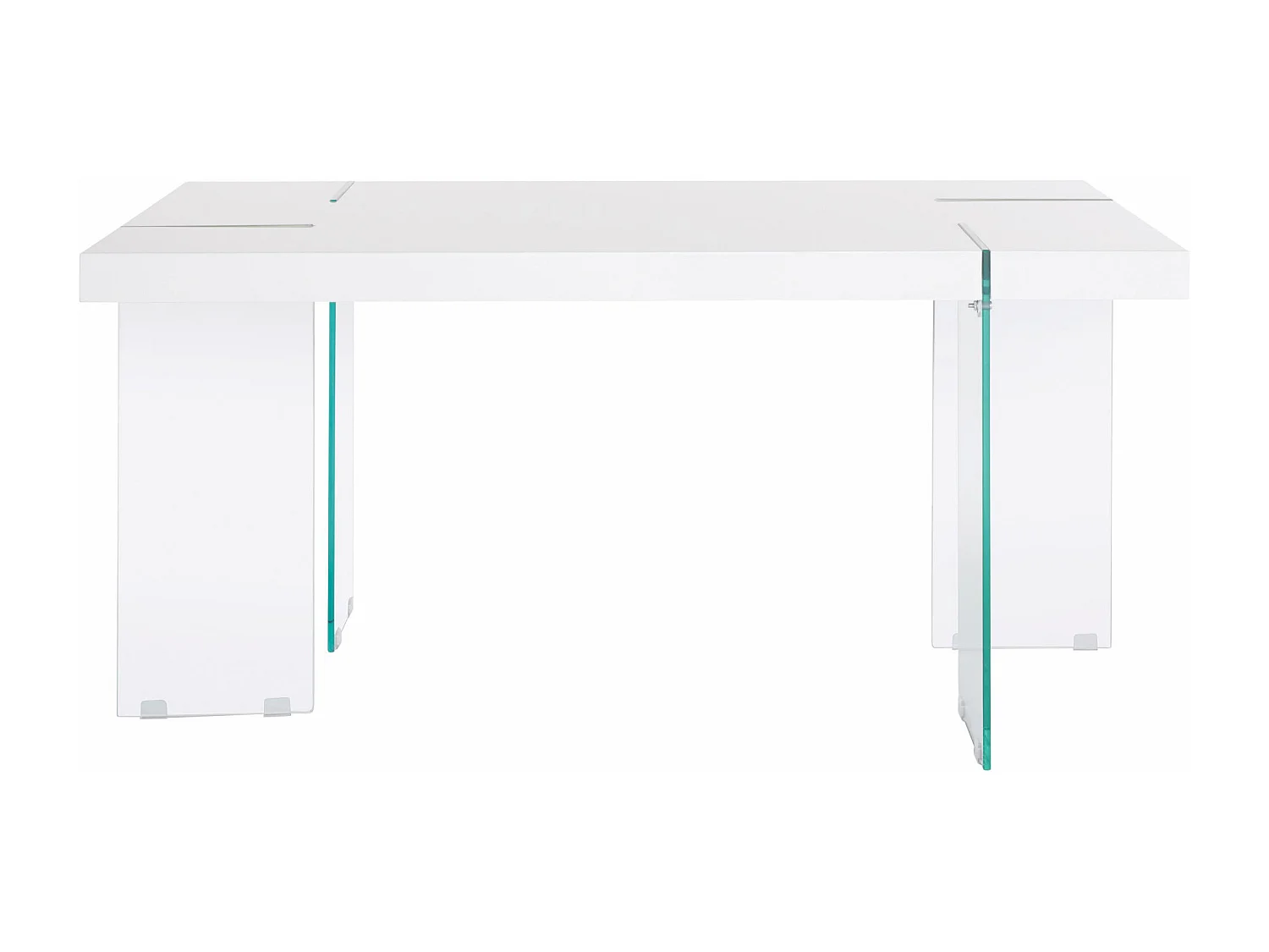 Travis | Tavolo da pranzo 160 cm in bianco lucido