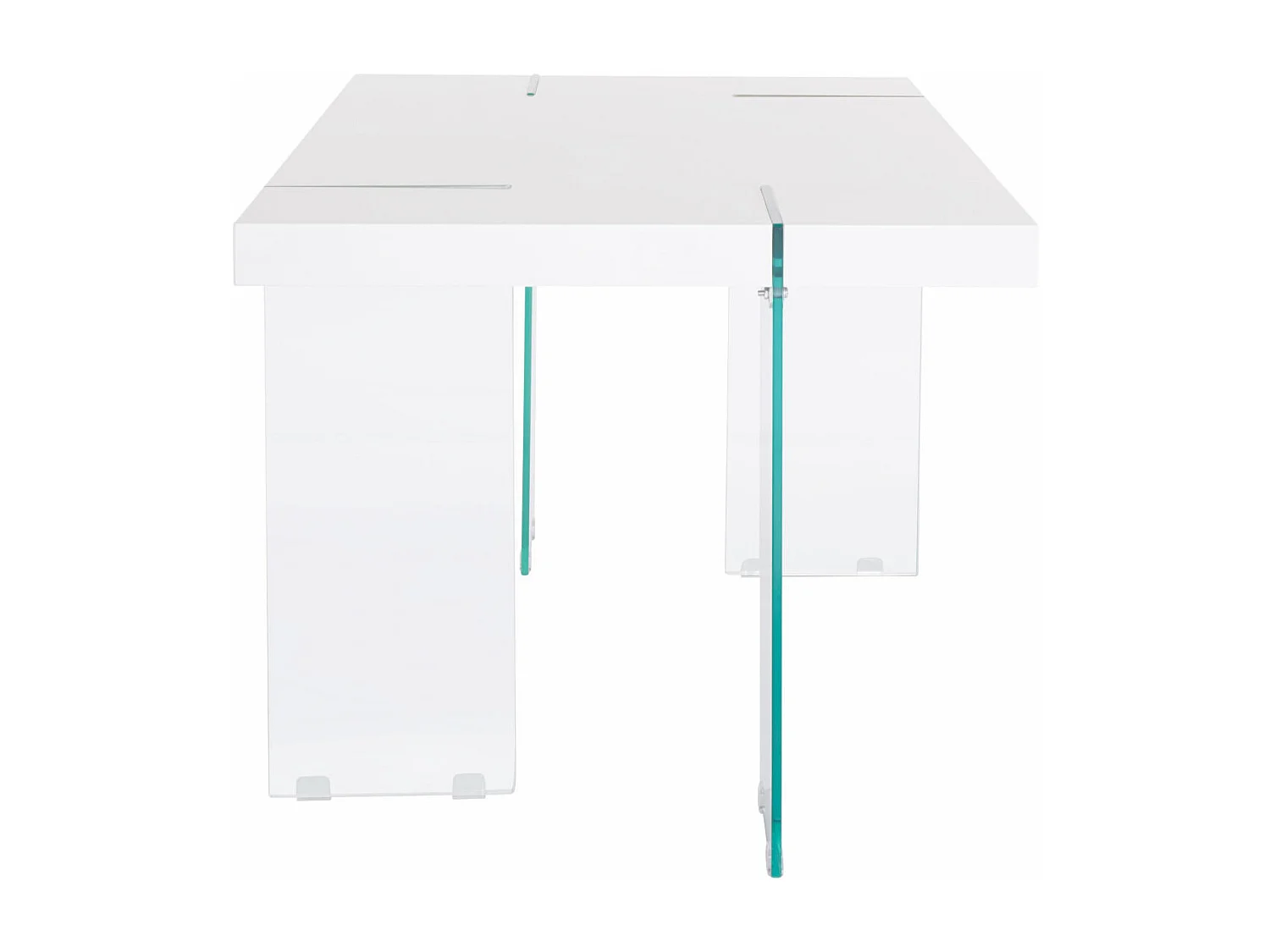 Travis | Eettafel 160 cm in Wit Hoogglans