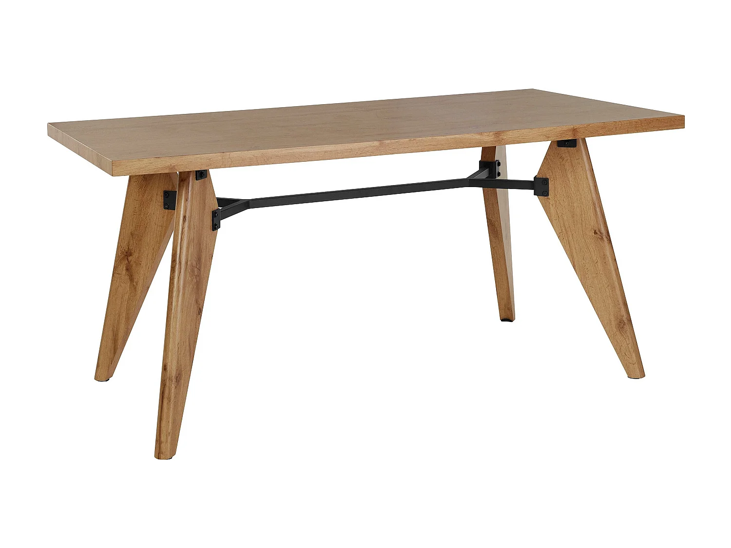 Ivan | Table à manger 160 cm en bois naturel