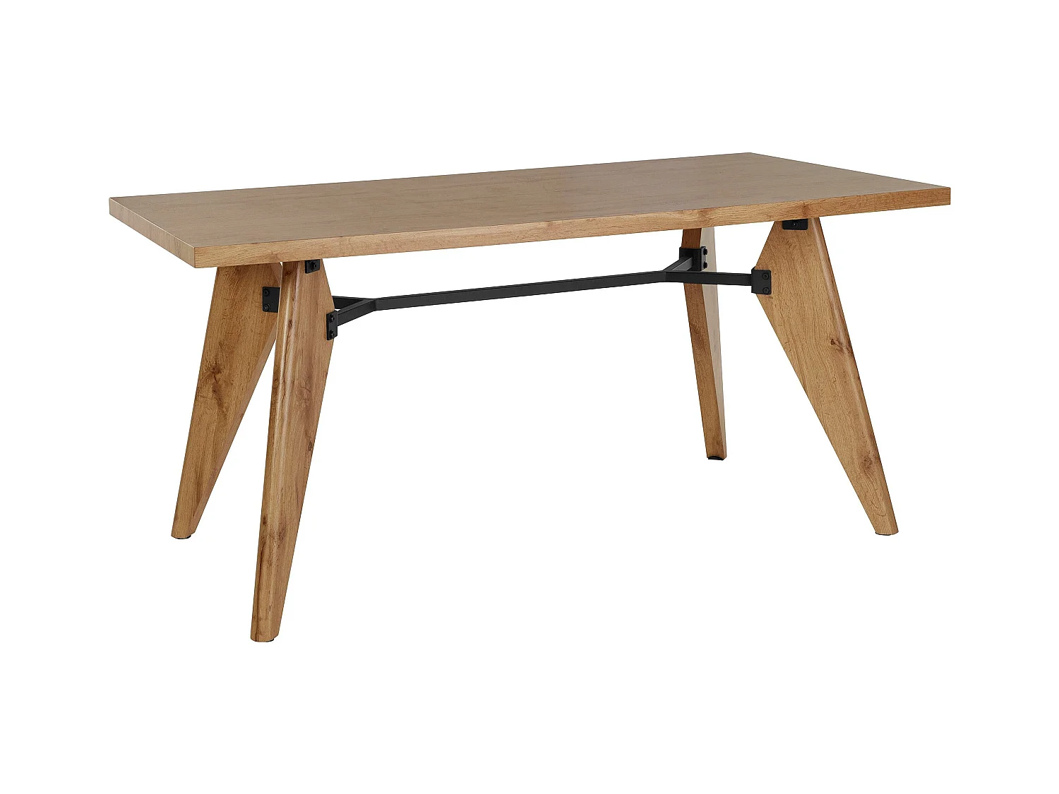 Ivan | Table à manger 160 cm en bois naturel