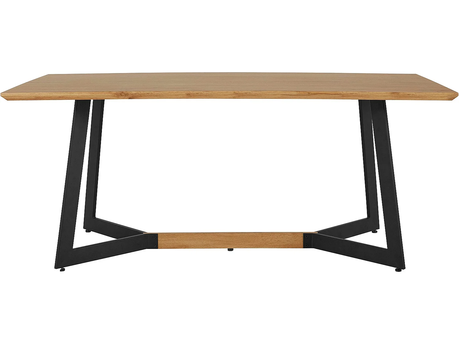 Winni | Table de salle à manger 180 cm en Chêne / Noir
