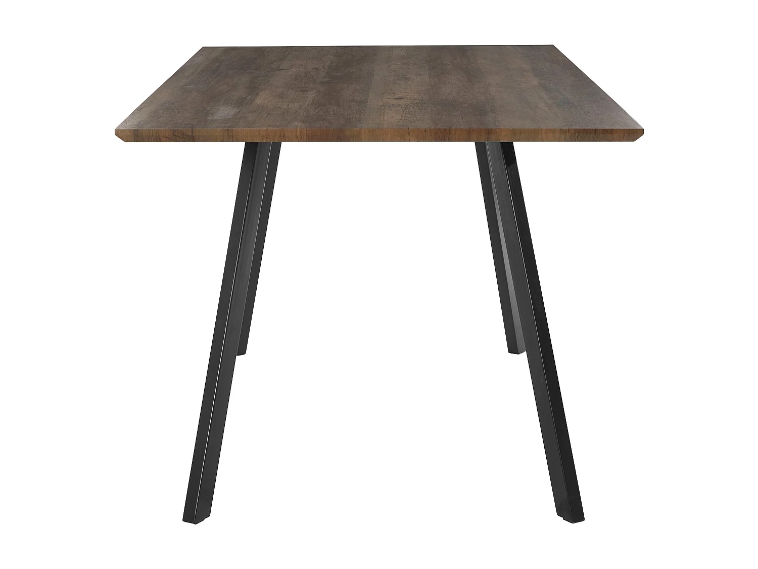 Tristan | Table à manger 200 cm en Plankoptik / Noir