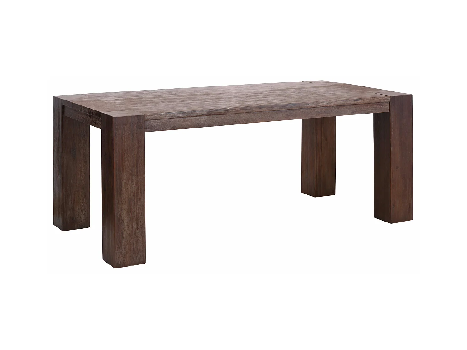 Maggie | Eettafel 180x90 cm in bruin acaciahout