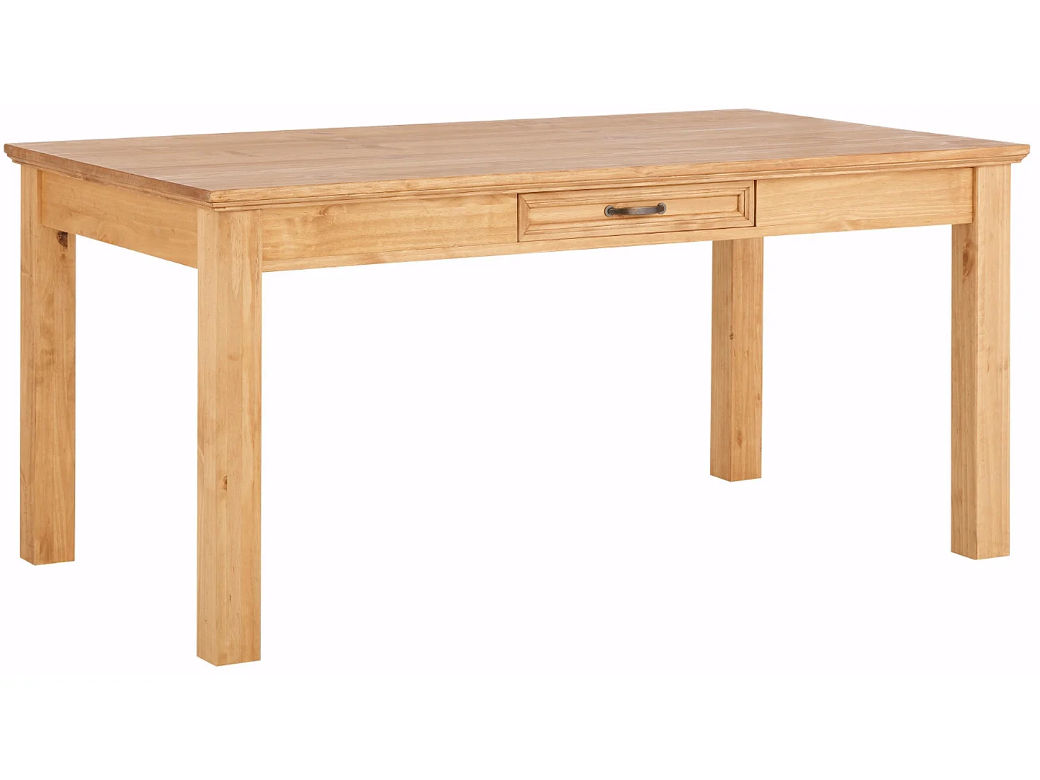 Selma | Table de repas 160 cm avec 1 tiroir en pin