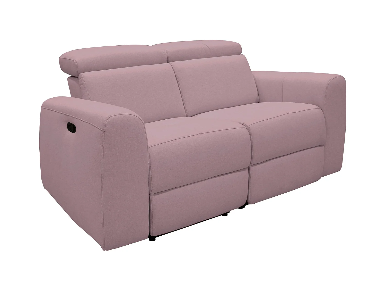 Capena | Canapé 2 places en tissu rose