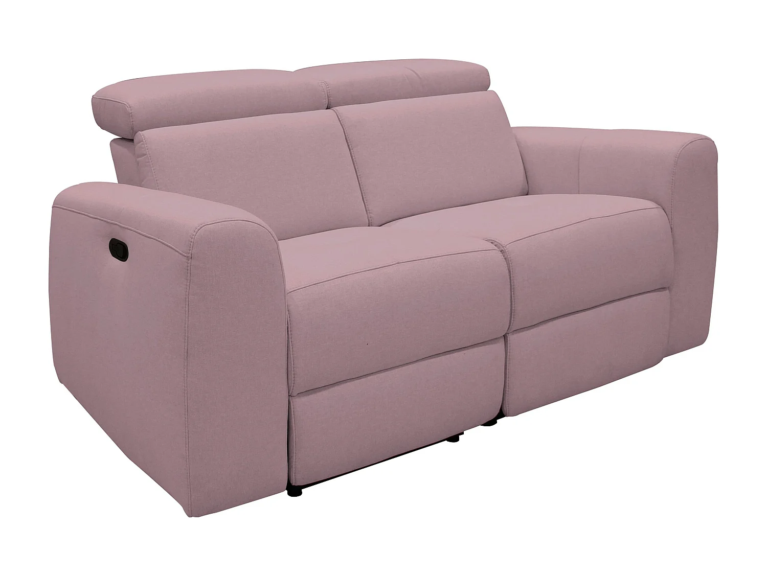 Capena | Canapé 2 places en tissu rose