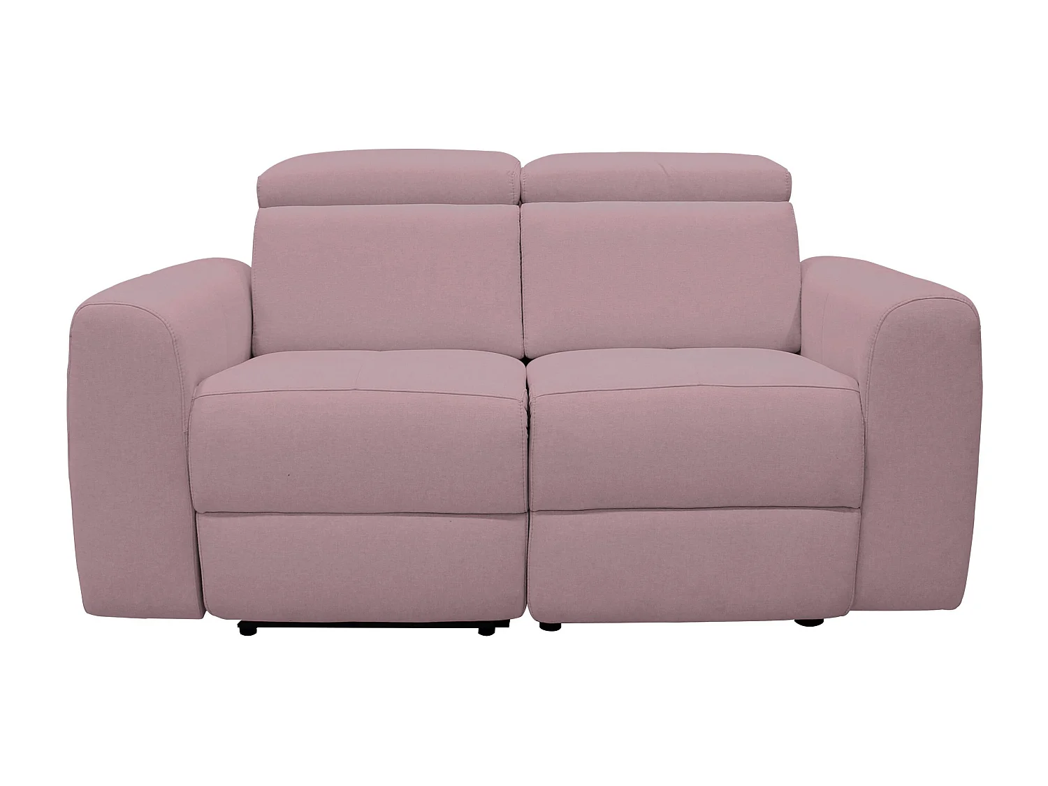 Capena | Canapé 2 places en tissu rose