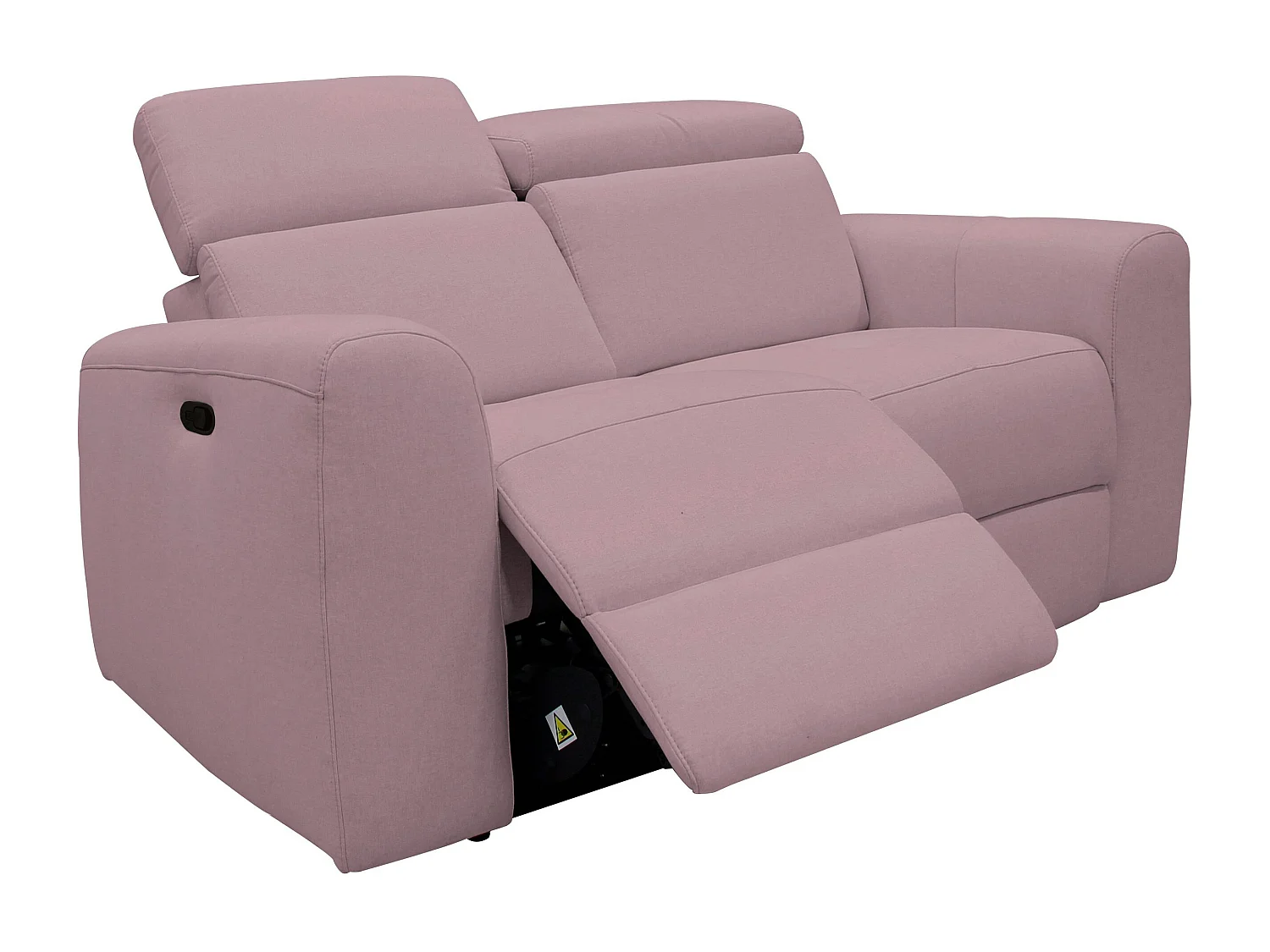 Capena | Canapé 2 places en tissu rose