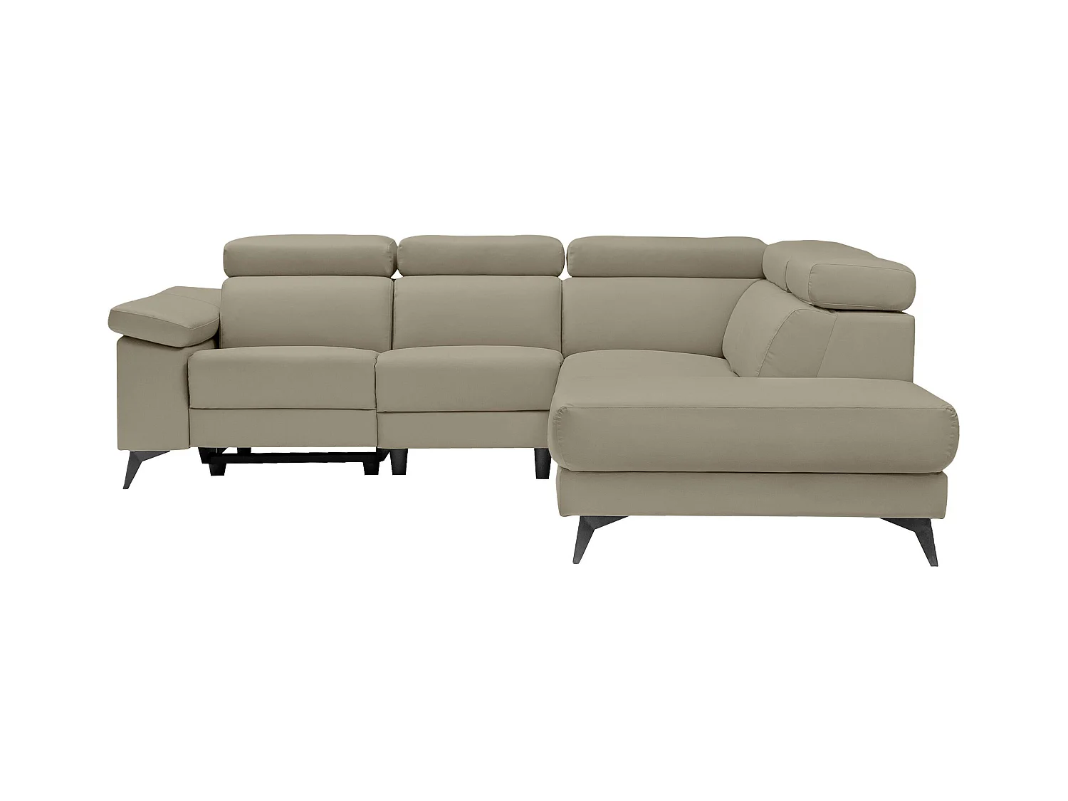 Samira | Canapé 3 places en PU gris