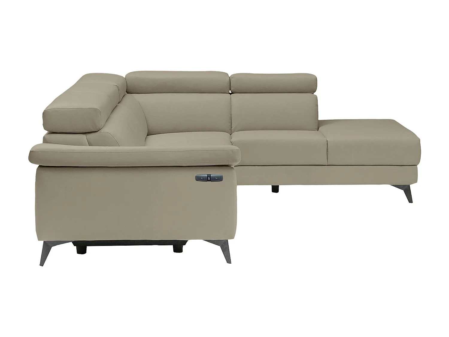 Samira | Canapé 3 places en PU gris