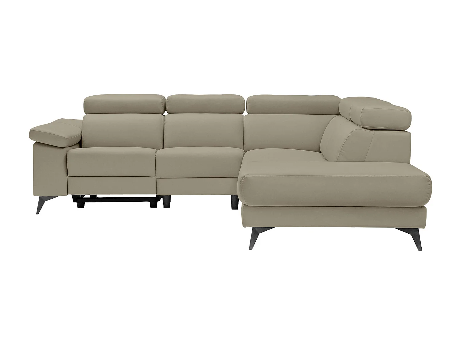 Samira | Canapé 3 places en PU gris