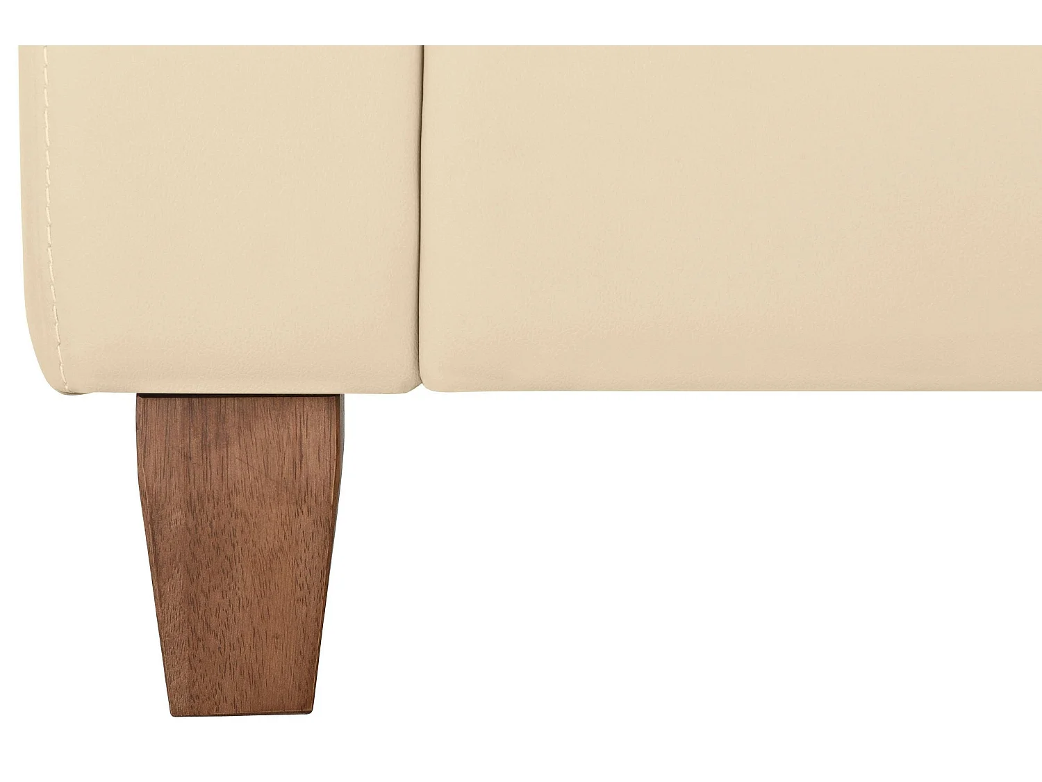 Luzern | Canapé Chaise Lounge 3 places en PU crème