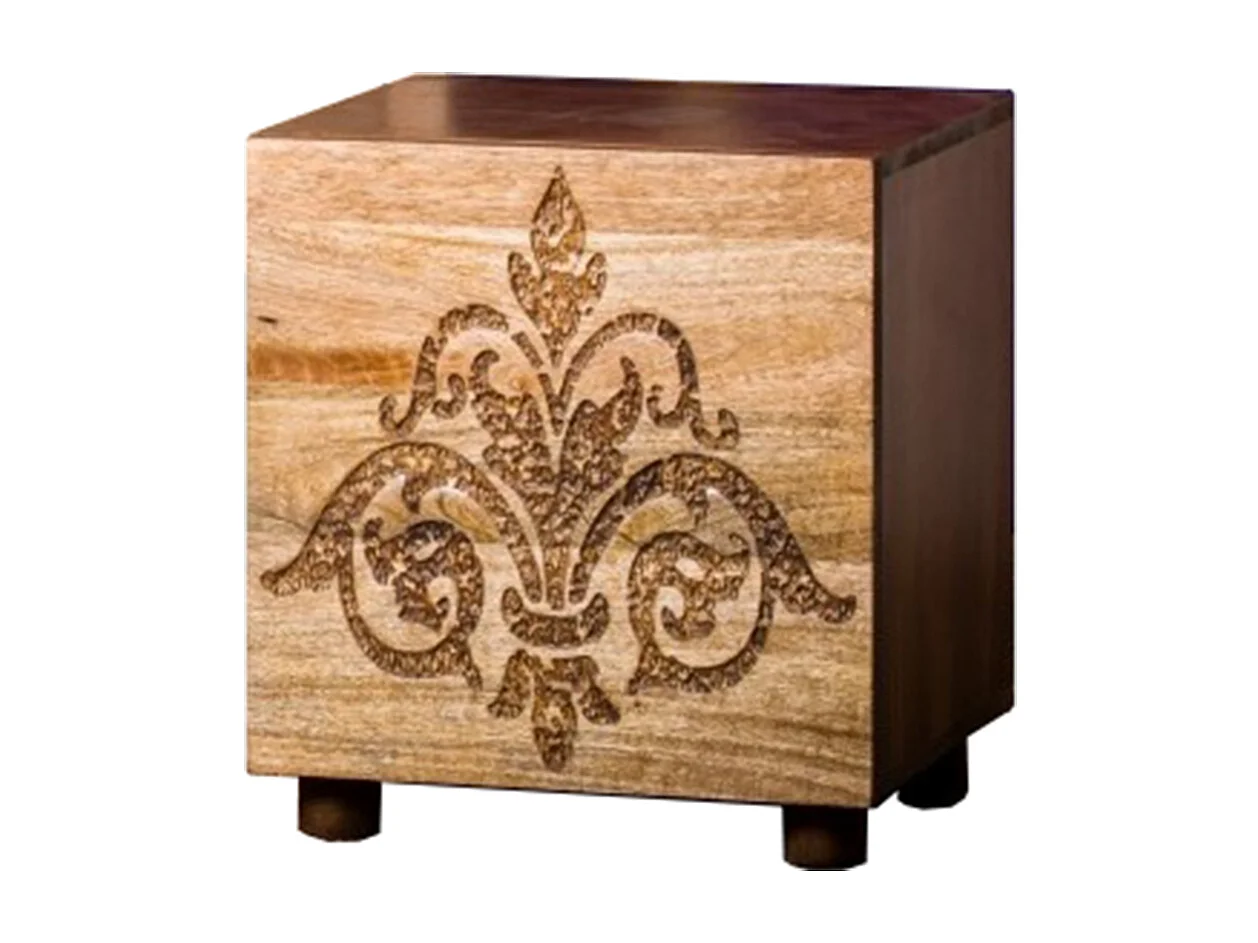 Damask | Sidetable met 1 deur in bruin