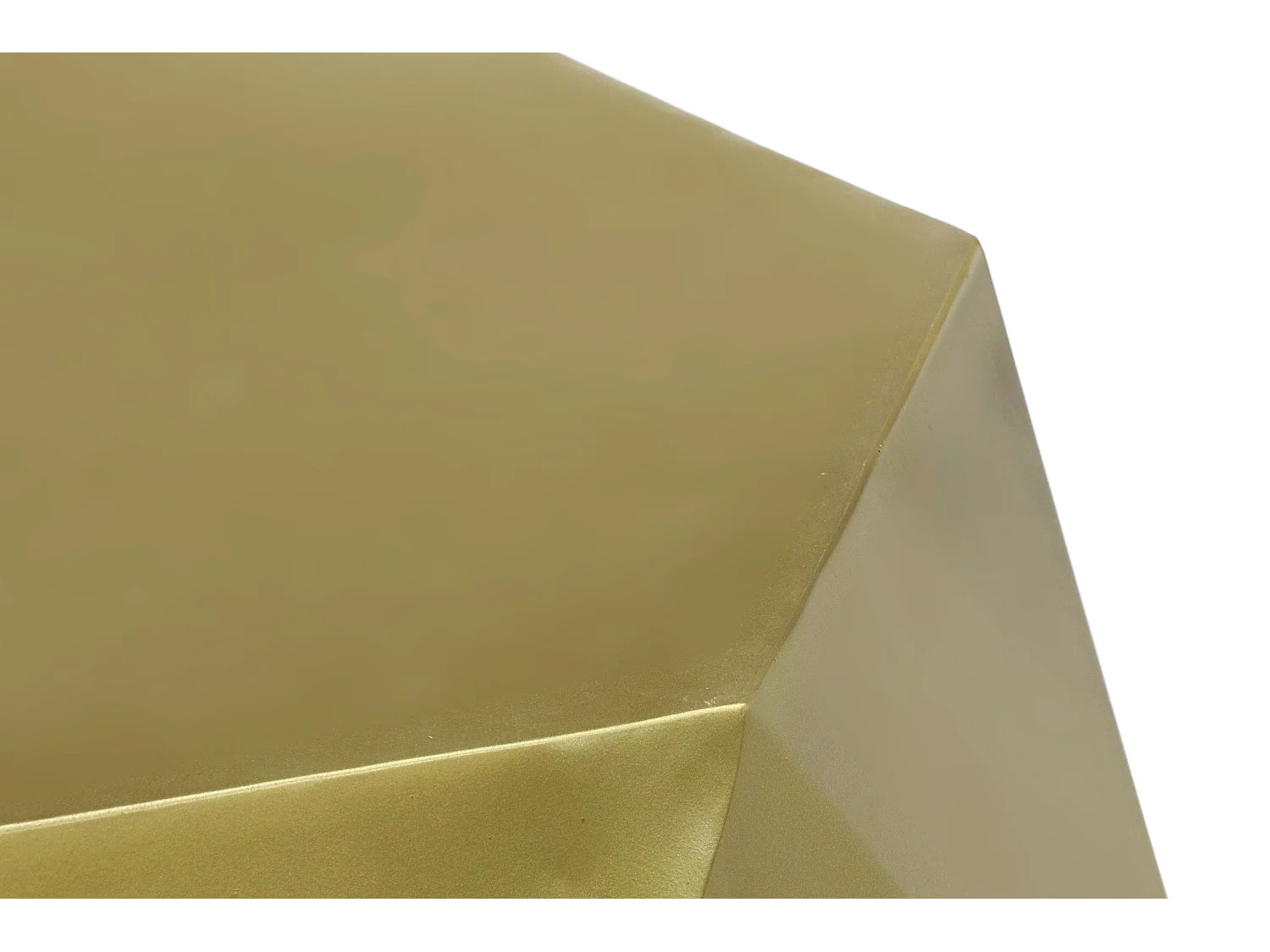 Dash | Mesa auxiliar de metal color latón envejecido