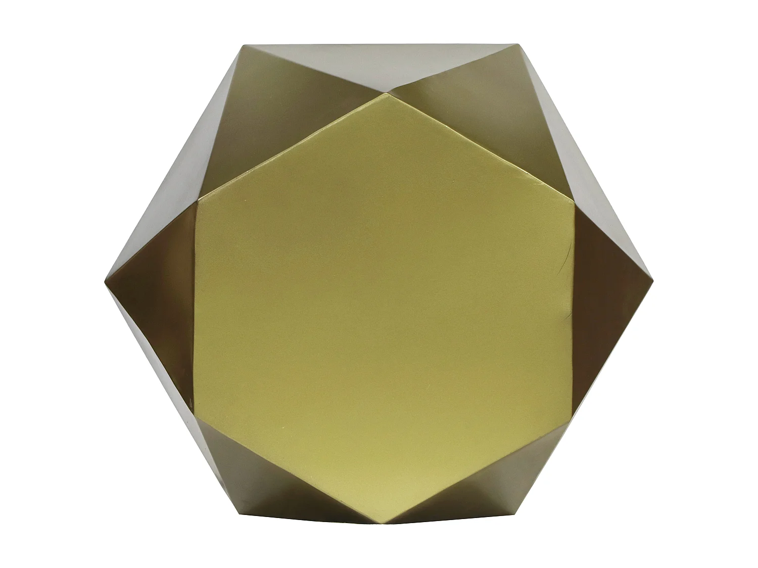 Dash | Tavolino in metallo color ottone antico