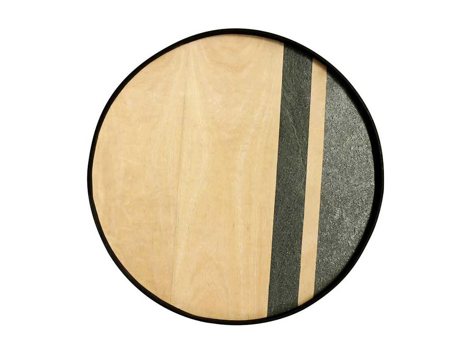 Port | Dienblad 49 cm in mangohout / steen