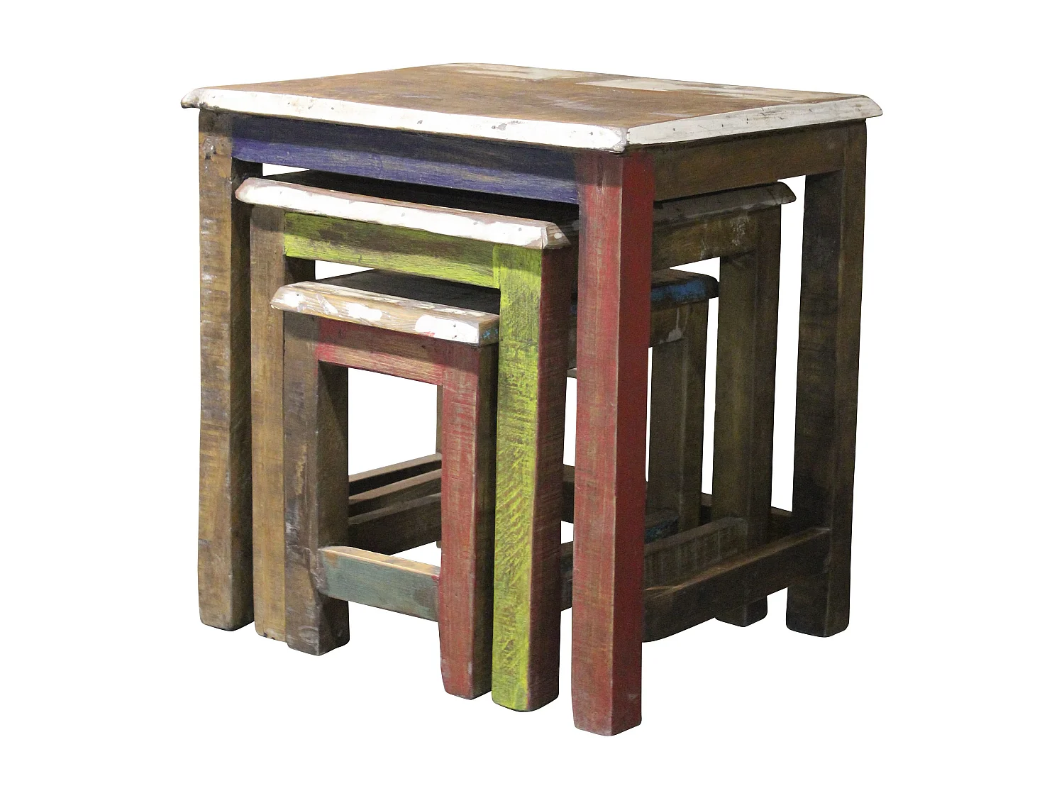 India | Set de table en bois de manguier Marron, 3 Pack