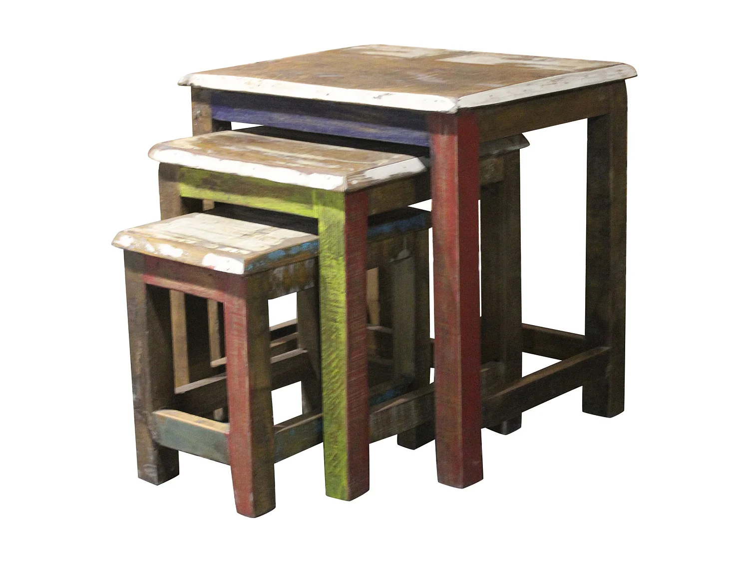 India | Set de table en bois de manguier Marron, 3 Pack