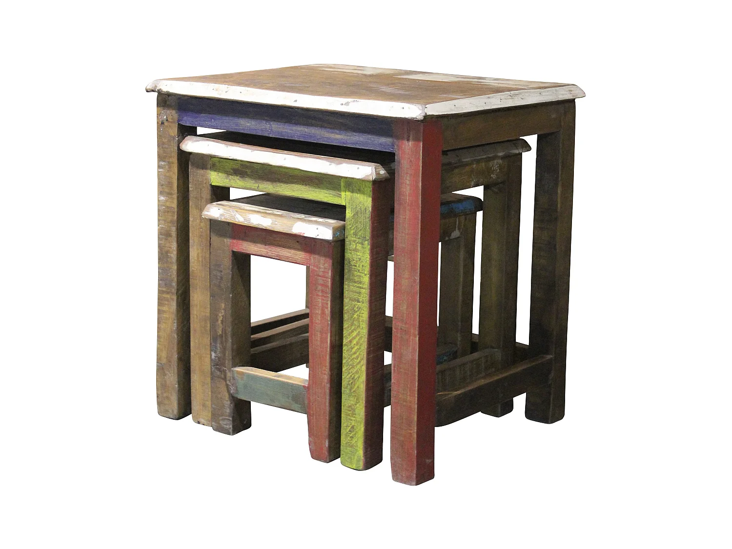 India | Set de table en bois de manguier Marron, 3 Pack
