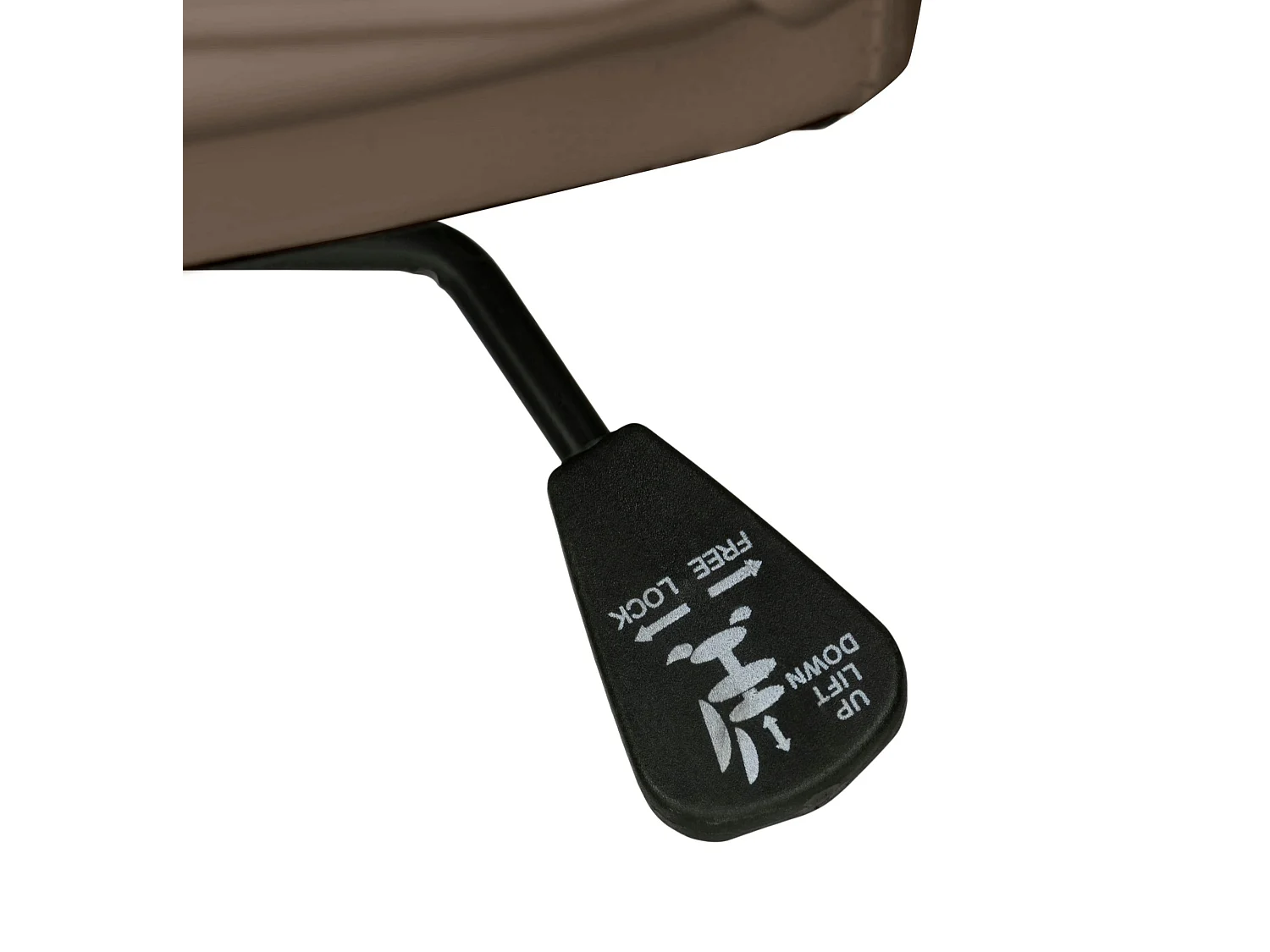 Flori | Bureaustoel in Taupe PU