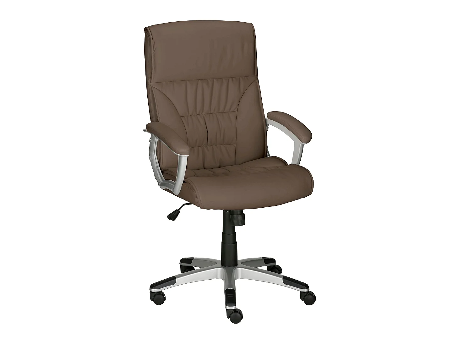 Flori | Chaise de bureau en PU taupe