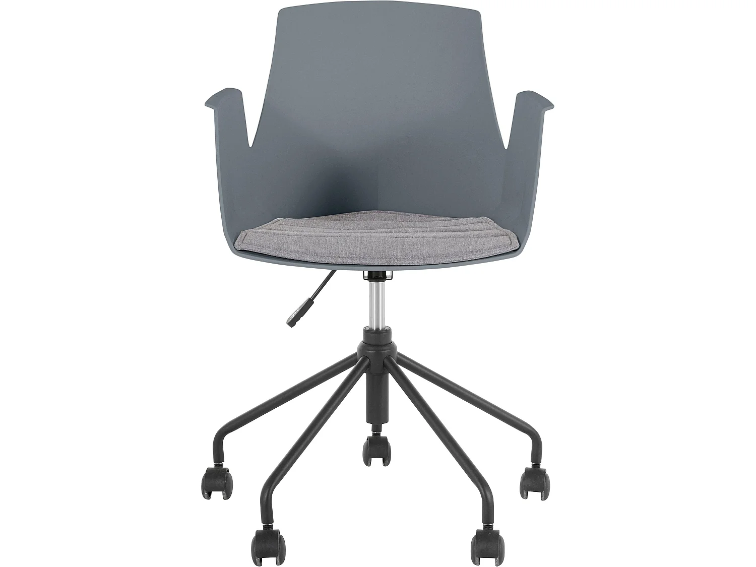 Pedro | Fauteuil de bureau en plastique gris