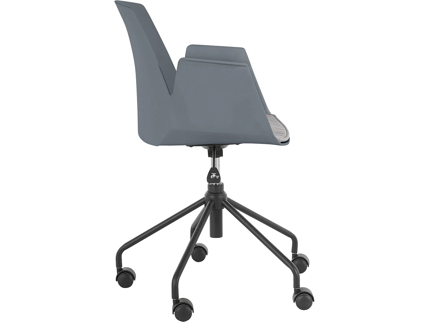 Pedro | Fauteuil de bureau en plastique gris