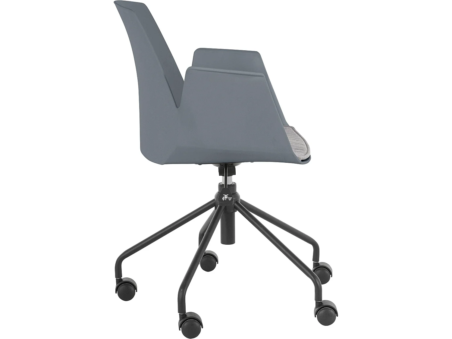 Pedro | Fauteuil de bureau en plastique gris