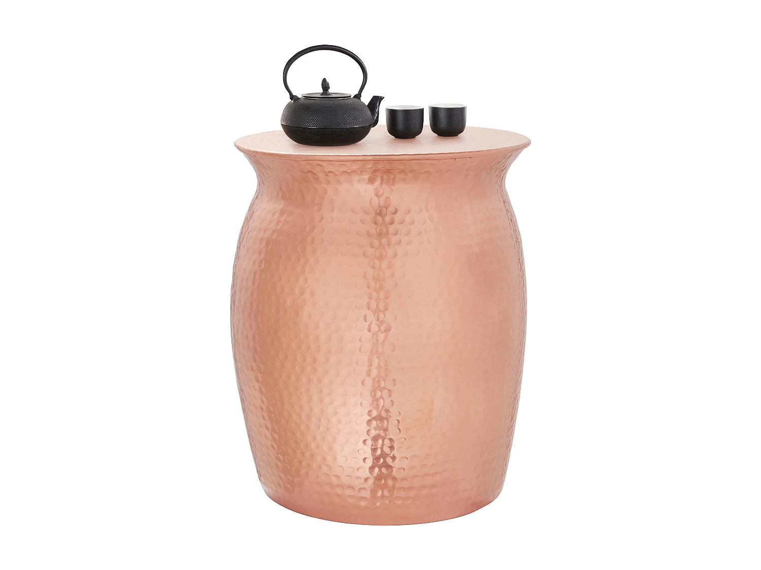 Gloria | Tavolino 40 cm in alluminio color rame