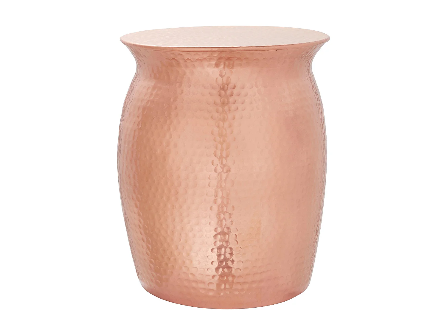 Gloria | Couchtisch 40 cm aus kupferfarbenem Aluminium