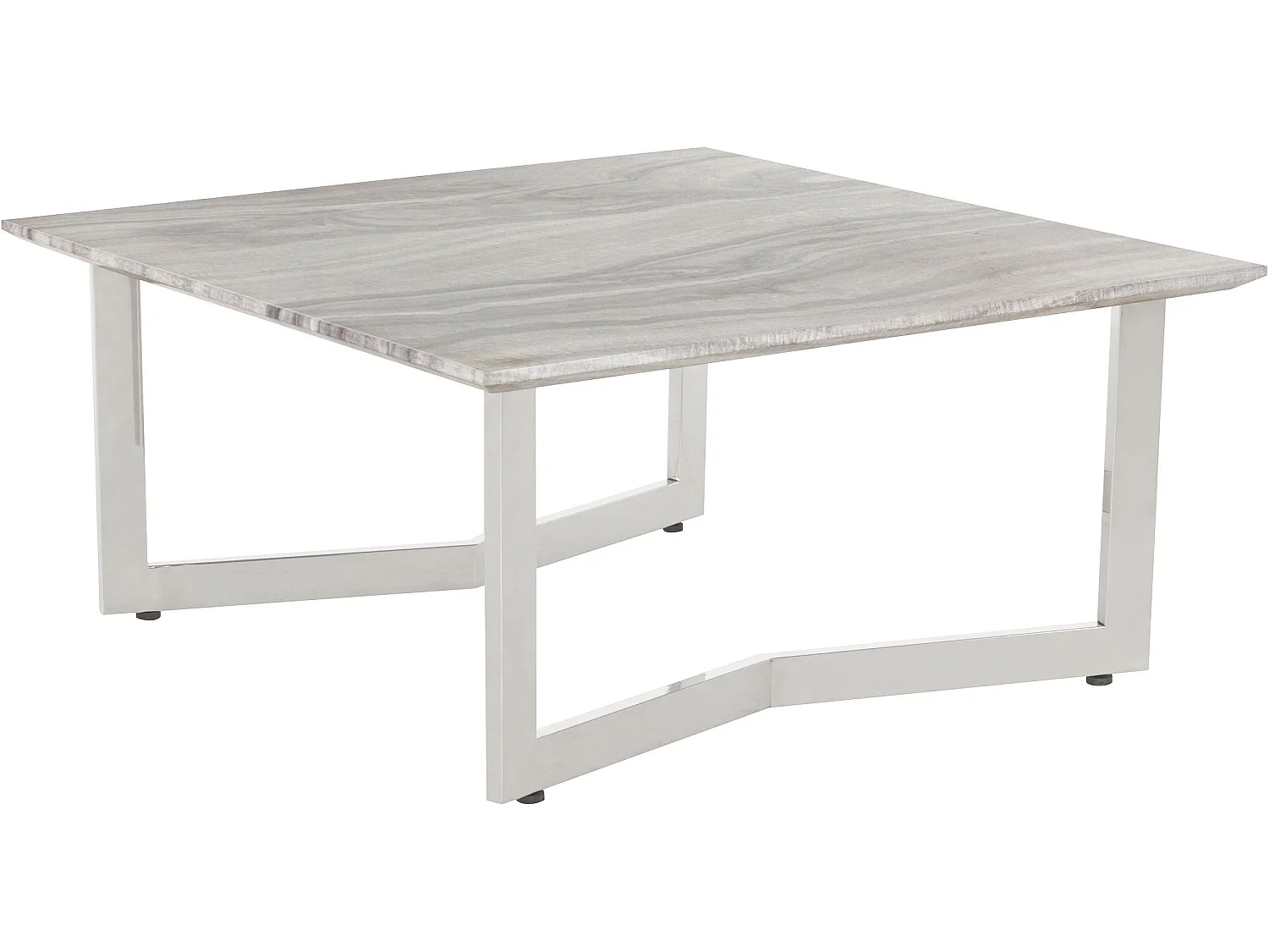 Tinto | Table basse 90 cm en marbre / acier