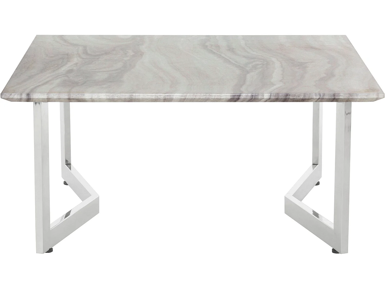 Tinto | Table basse 90 cm en marbre / acier