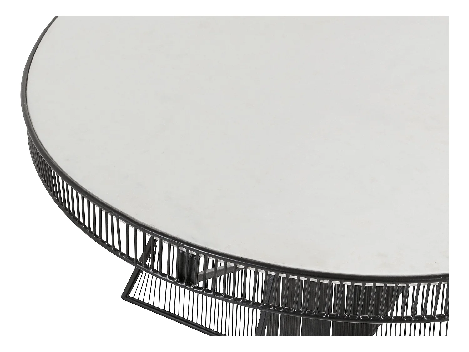 Mesa de apoio com 2 gavetas em MDF terracota